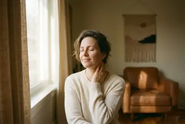 Peaceful relief after therapeutic massage